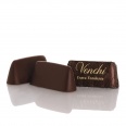 126182 Čokoláda Venchi hořké stříšky 75% Giandujotto s lískooříškovou pastou - hnědé 100 g